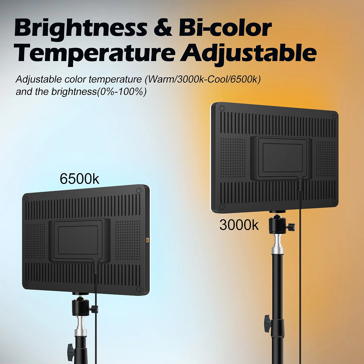 LED Video Conference Lighting Selfie Light with Tripod for Photo Studio Shooting Live Streaming TikTok Zoom Eye-catching Bi-Color Photo Studio Lamp