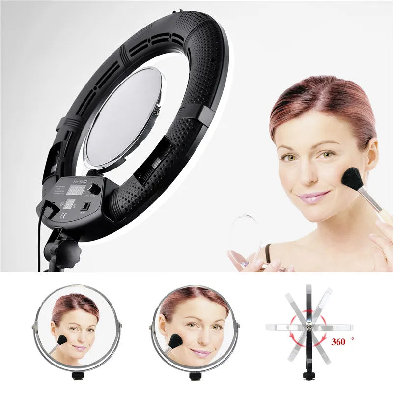 Yidoblo FD-480II 12"/18" Bi-Color LED Ring Light