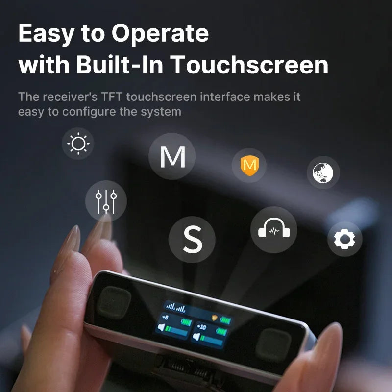 Ulanzi U-Mic 2.4G Stereo Wireless Lavalier Microphone Kit