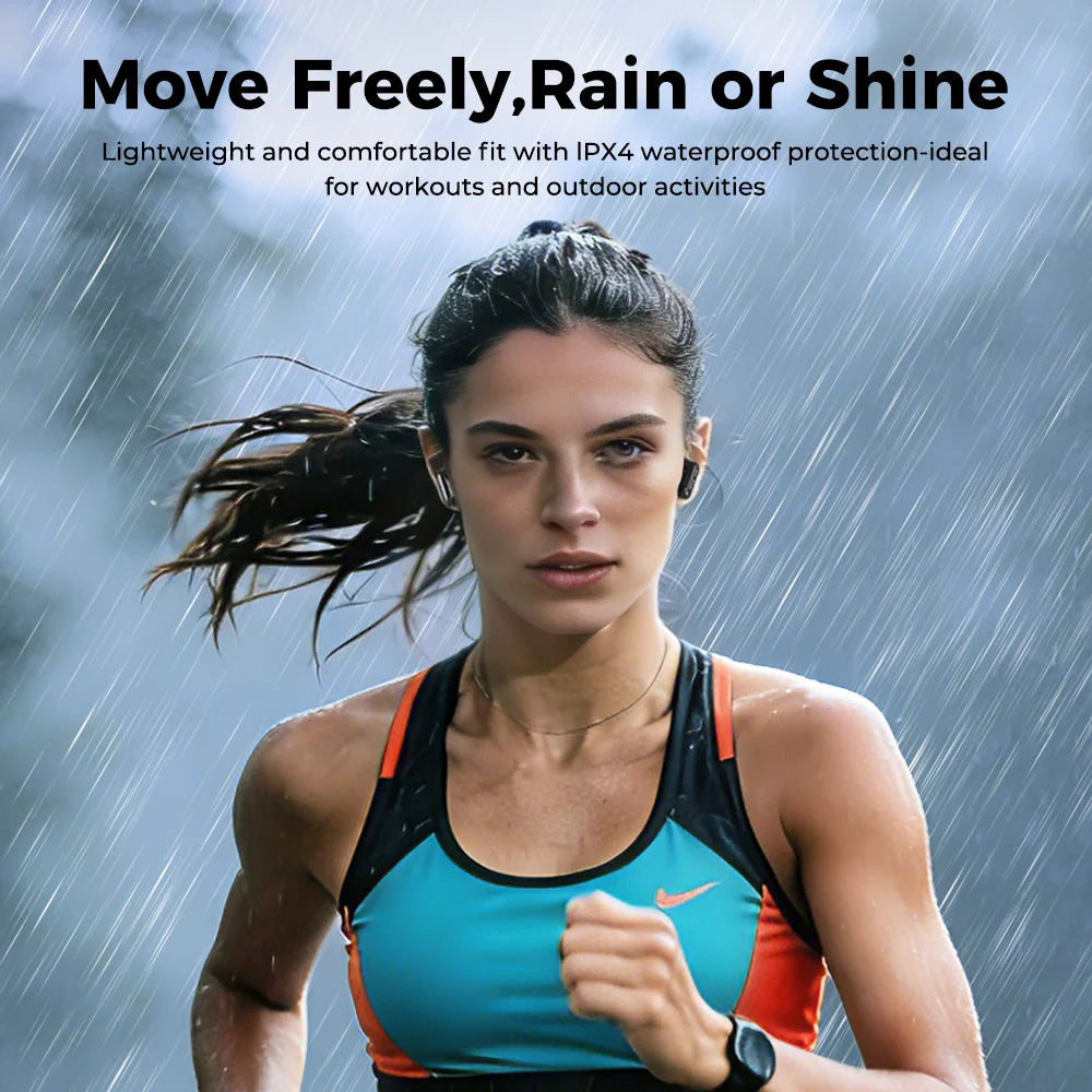 New HTC NE68 TWS Earbuds Bluetooth 6.0 Smart Touchscreen Case 134-Language AI Translator ANC IPX5 Waterproof 48H Playtime