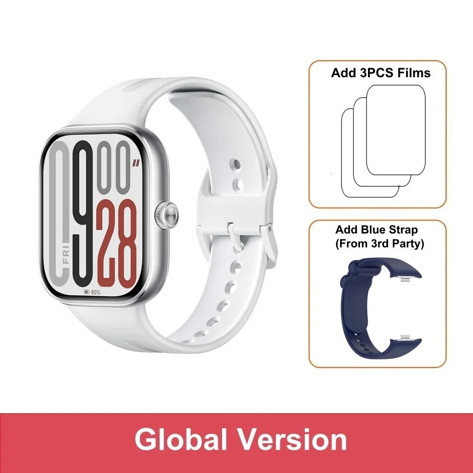 Global Version Xiaomi Redmi Watch 5 Smartwatch Bluetooth Phone Call 2.07'' Display 550mAh Battery Health Monitoring Sports Mode