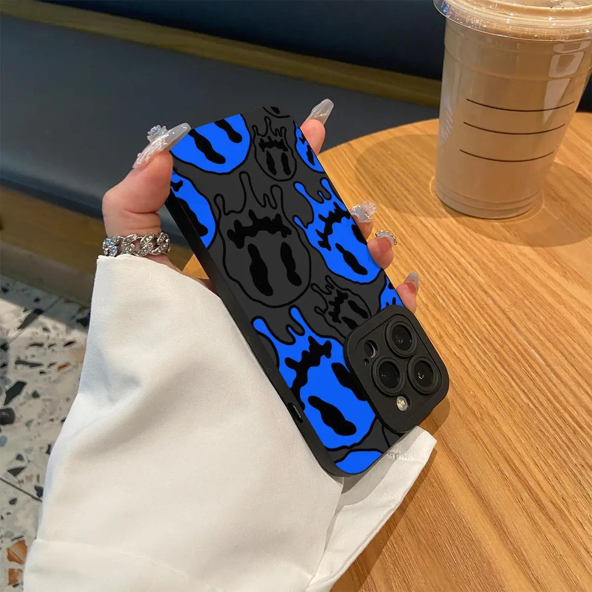 Shockproof Ghost Pattern TPU iPhone Case