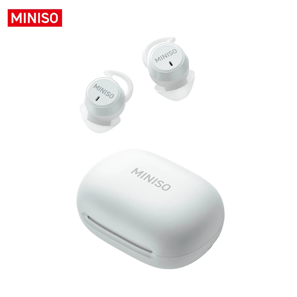 Noise Reduction Wireless Bluetooth Earphones MINISO MS217  Earbuds 50Hrs Playback Comfortable AI Translation for 150+ Languages