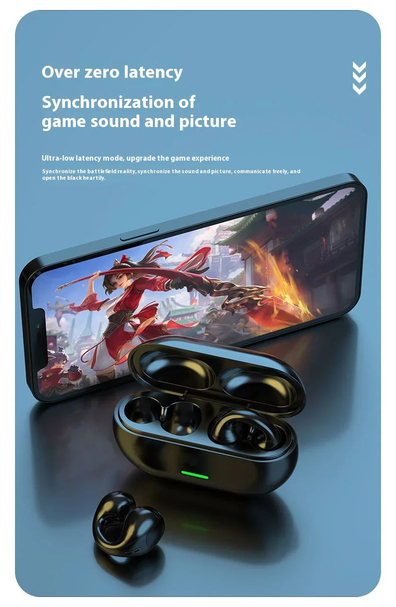Lenovo T75 Original Bluetooth 5.3 Wireless Headphones Bone Conduction Sports Earphones HiFi Sound Quality For Phone Android