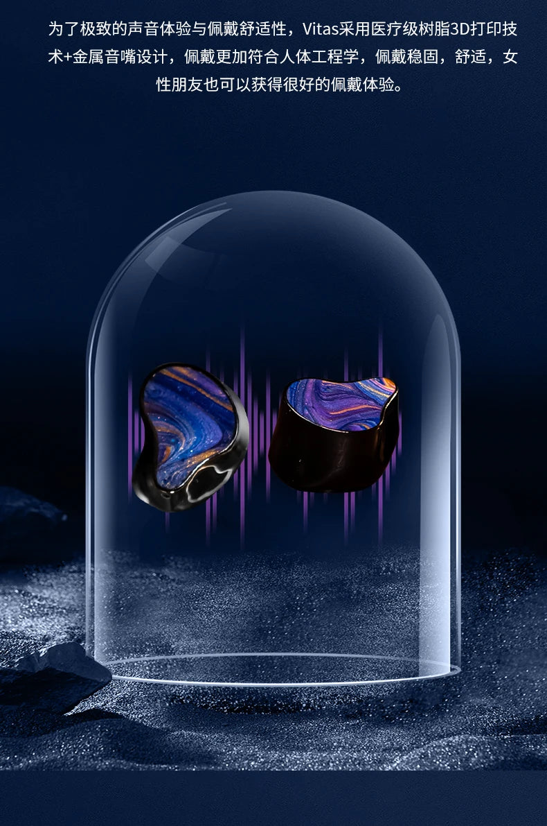 GEEKFLY VITAS 2BA+2PZT+Planar+DD HIFI TWS Bone Conduction Bluetooth Wireless Gaming Music Earbuds Earphone with Audio DAC AMP