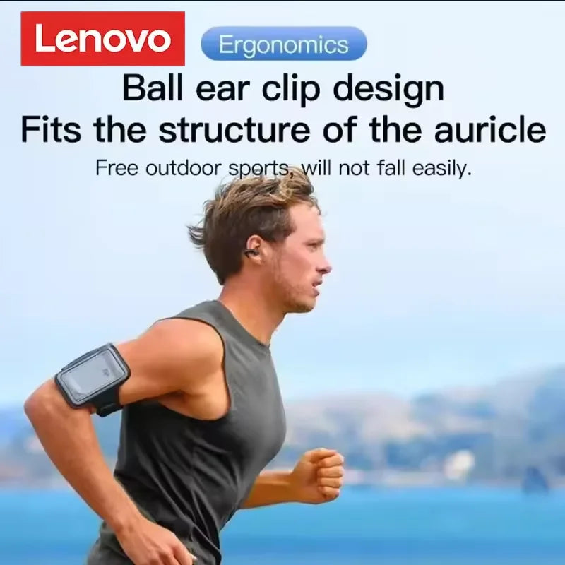 Lenovo T75 Original Bluetooth 5.3 Wireless Headphones Bone Conduction Sports Earphones HiFi Sound Quality For Phone Android