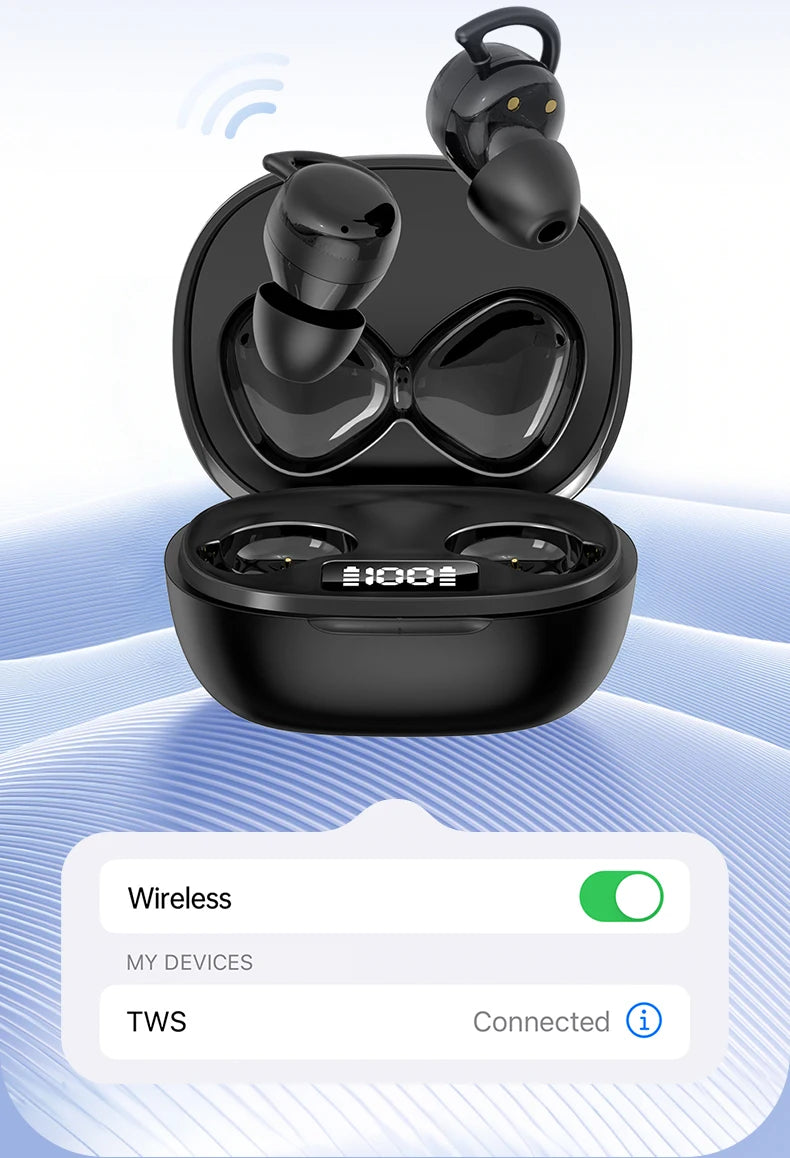 [Official Acer Product] Ohr557 Wireless Bluetooth Headphones In-Ear Design Sleep Headphones Comfortable for Wearing Sports Running Fitness Compatible with Mobile Phones Tablets Laptop Devices