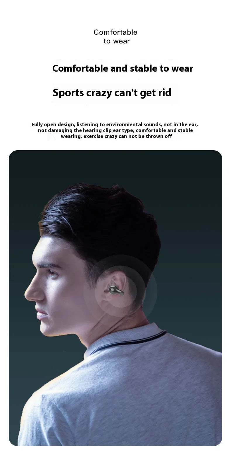 Lenovo T75 Original Bluetooth 5.3 Wireless Headphones Bone Conduction Sports Earphones HiFi Sound Quality For Phone Android