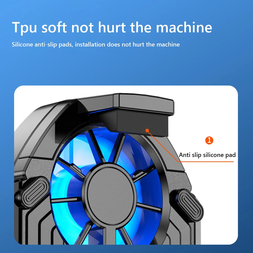 Dual-Fan Mobile Phone Game Cooler (FS01)