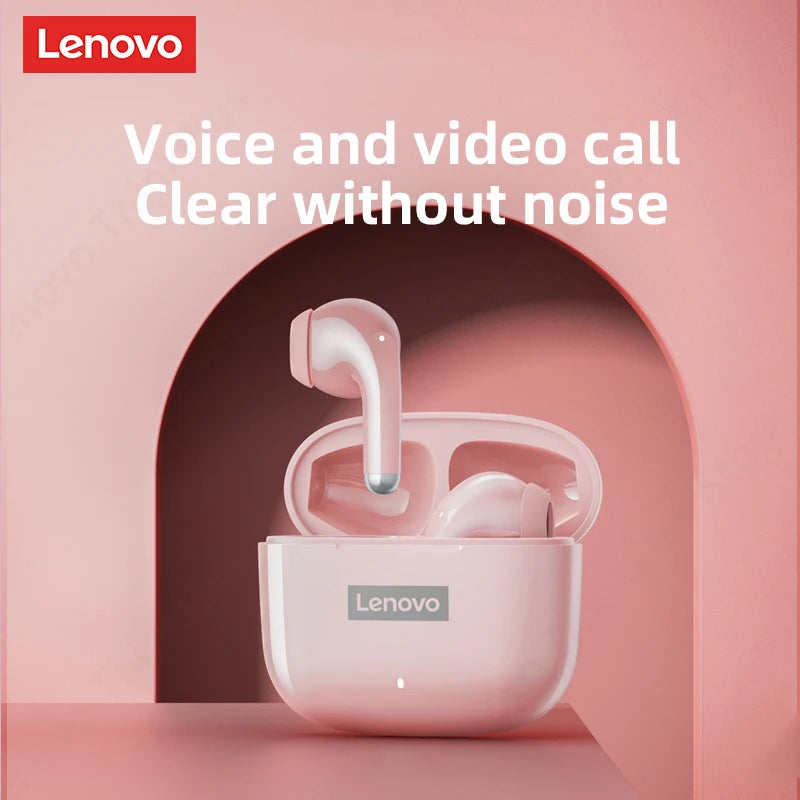 Ship From US Lenovo LP40 Pro Bluetooth Wireless Earphones Low Latency Sports Music Headphones Noise Reduction Earbuds