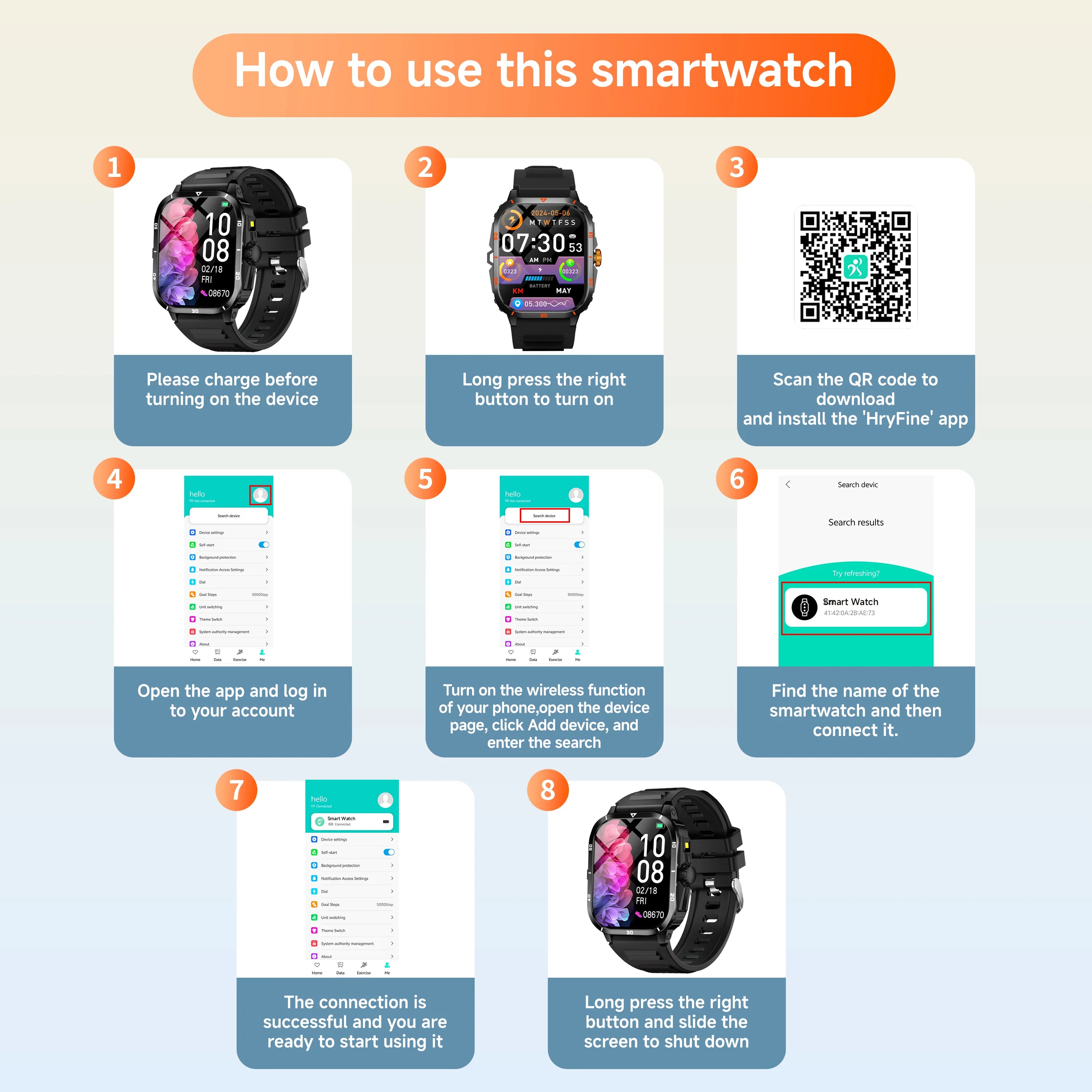 2025 NEW Military Smartwatch 2.01'' HD Screen Bluetooth Call Waterproof Outdoor Sports Fitness Tracker for Android/iOS Men