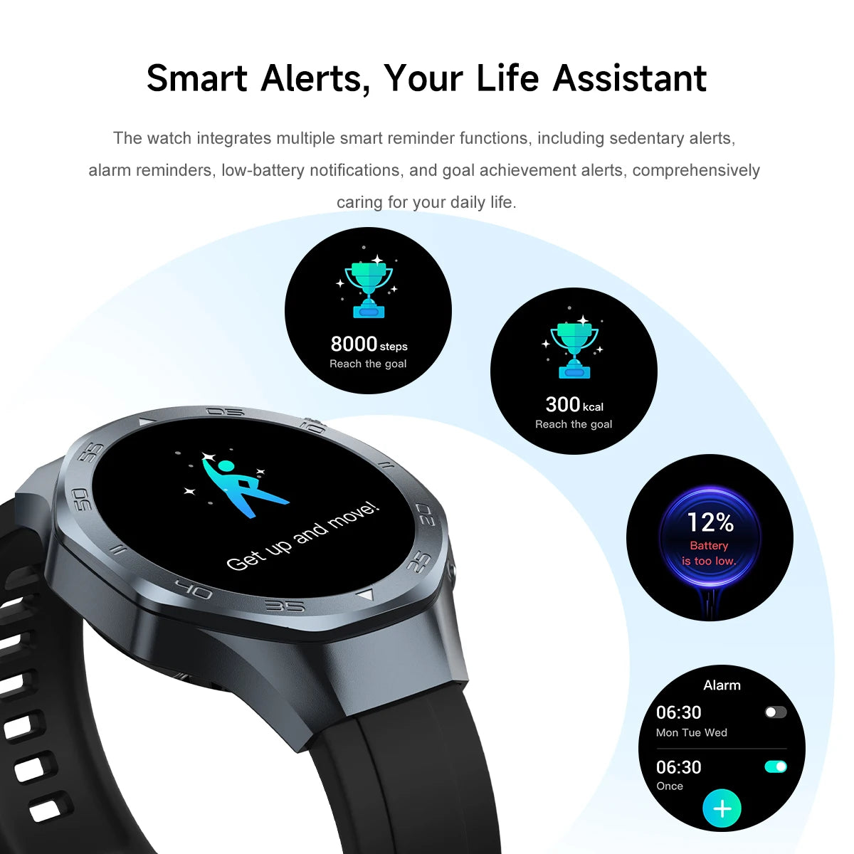 2026 New Luxury GPS Smart Watch Men Compass Altimeter 3ATM Waterproof Health Monitor Bluetooth Call Business Sports Smartwatch