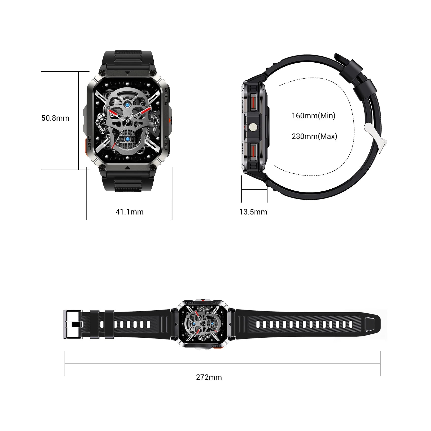 2025 New W70 Pro Outdoor Smartwatch 900mAh 2.01'' TFT HD Screen Waterproof Women Men Watches with Emergency Lighting Compass