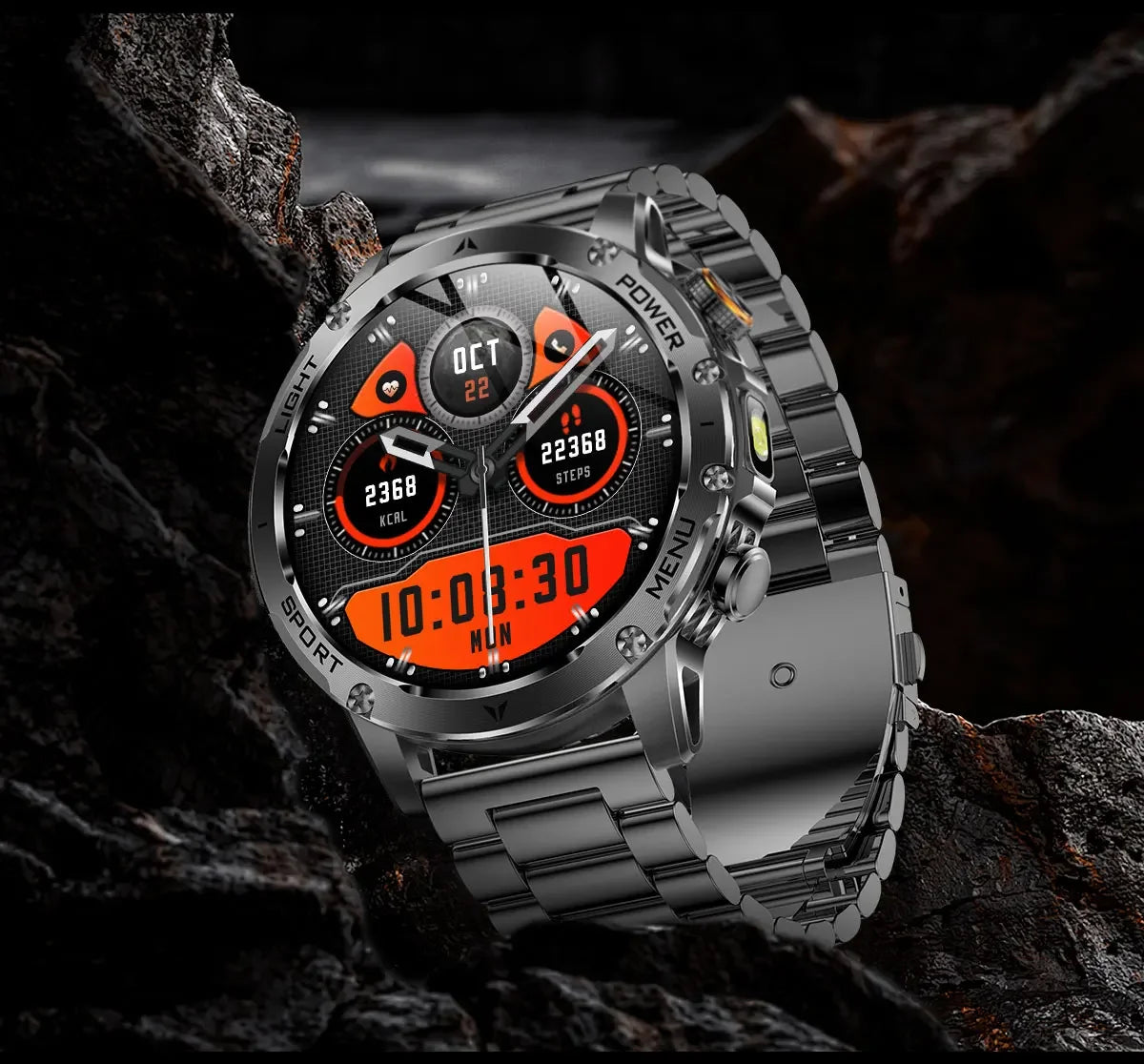 2026 New TREX3 1000mAh Large Battery Durable Adult Smart Watch Sports Fitness Waterproof LED Flashlight Call Smartwatchs For Men