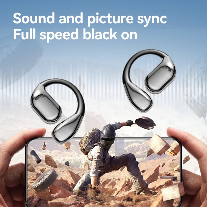 Tecsire Wireless Earbuds OWS Earphones Bluetooth Ear Hook HiFi Stereo Waterproof For Sports Fitness