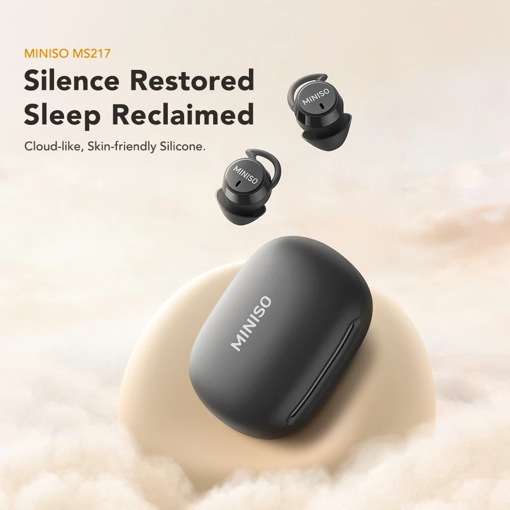 Noise Reduction Wireless Bluetooth Earphones MINISO MS217  Earbuds 50Hrs Playback Comfortable AI Translation for 150+ Languages