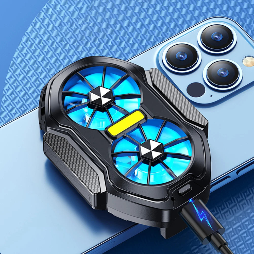 Dual-Fan Mobile Phone Game Cooler (FS01)