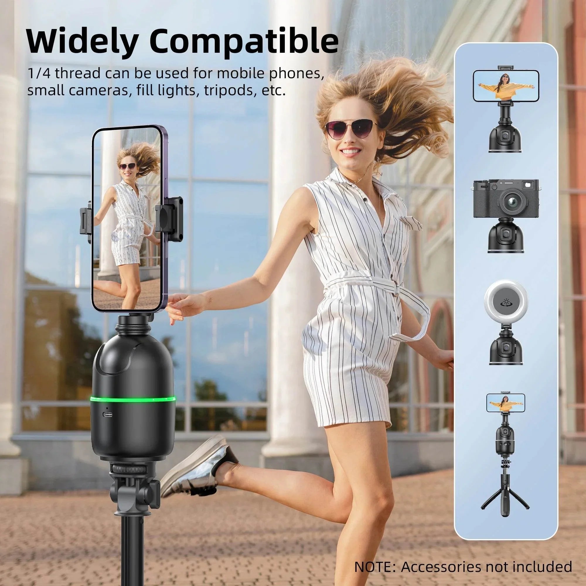 Selfieshow P03 Gimbal Stabilizer with 360 Rotation Tracking