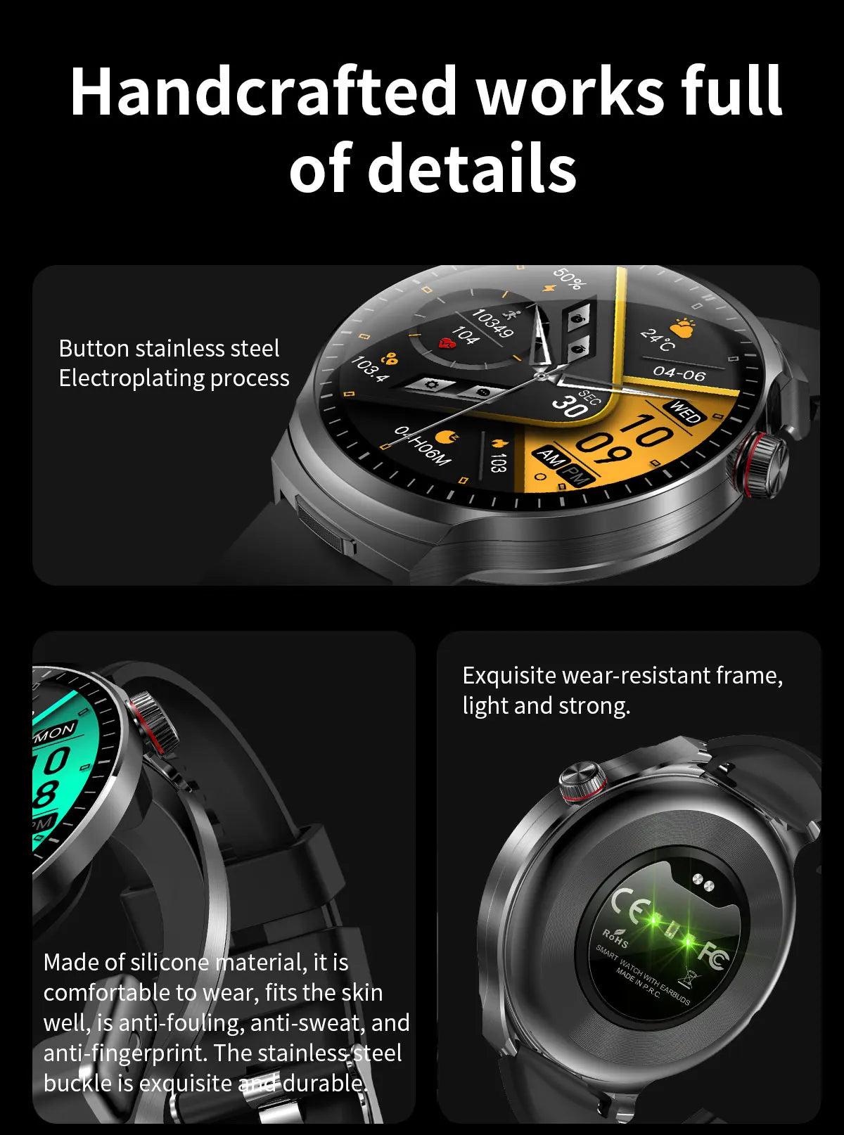 2026 T-REX3 New 2 in 1 Smartwatch With Earbuds Smartwatch TWS Bluetooth Earphone Heart Rate Blood Oxygen Monitor Sports Watch