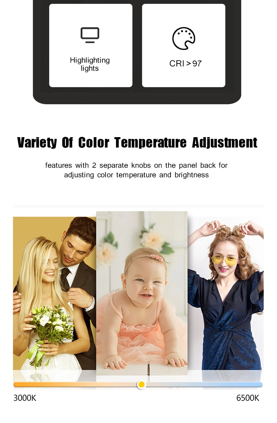 LED Video Conference Lighting Selfie Light with Tripod for Photo Studio Shooting Live Streaming TikTok Zoom Eye-catching Bi-Color Photo Studio Lamp