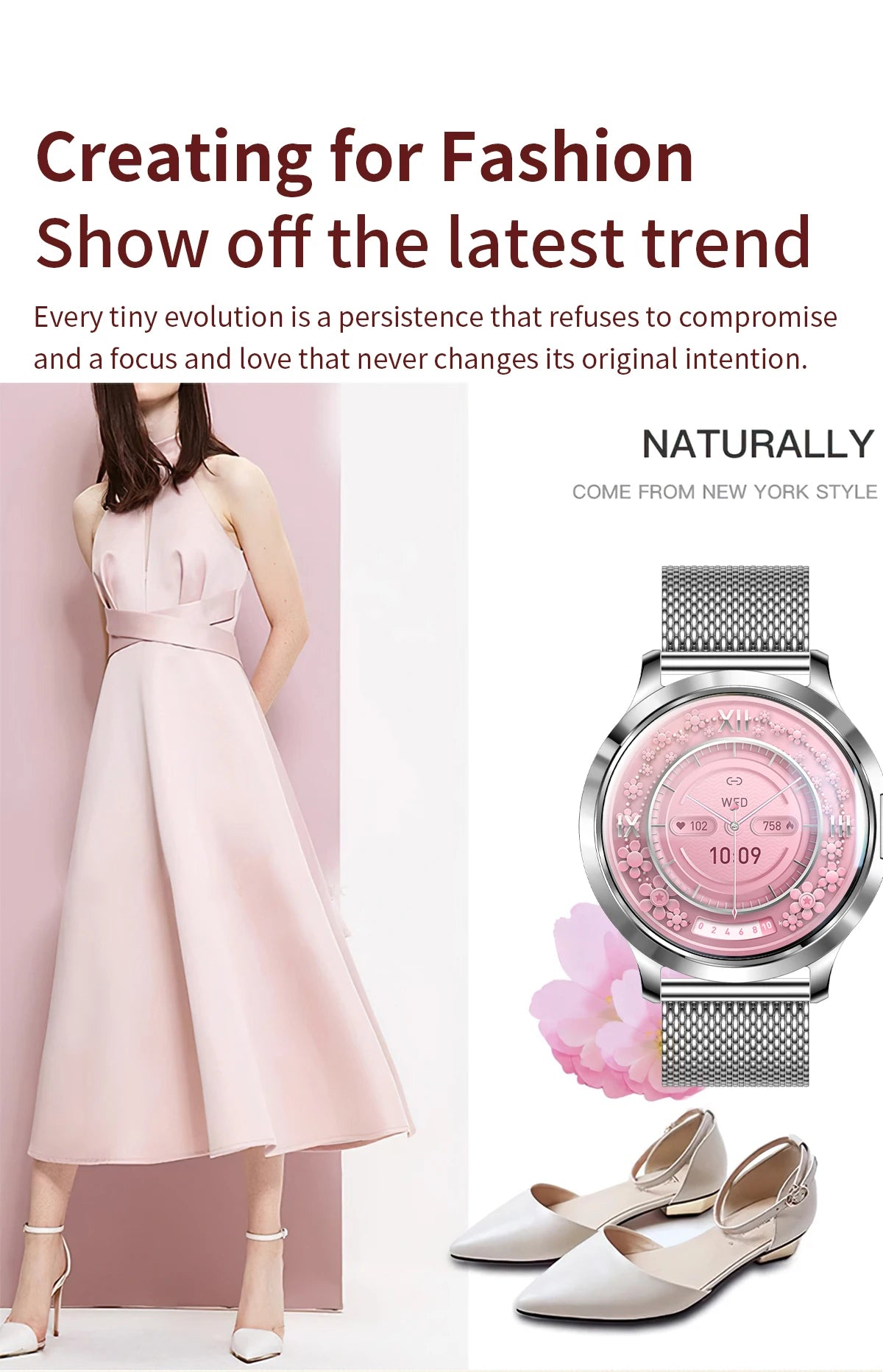2025 New 1.32inch AMOLED Smart Watch Women GPS Trajectory Heart Rate Bluetooth Call Always Display Lady Smartwatches Men For IOS