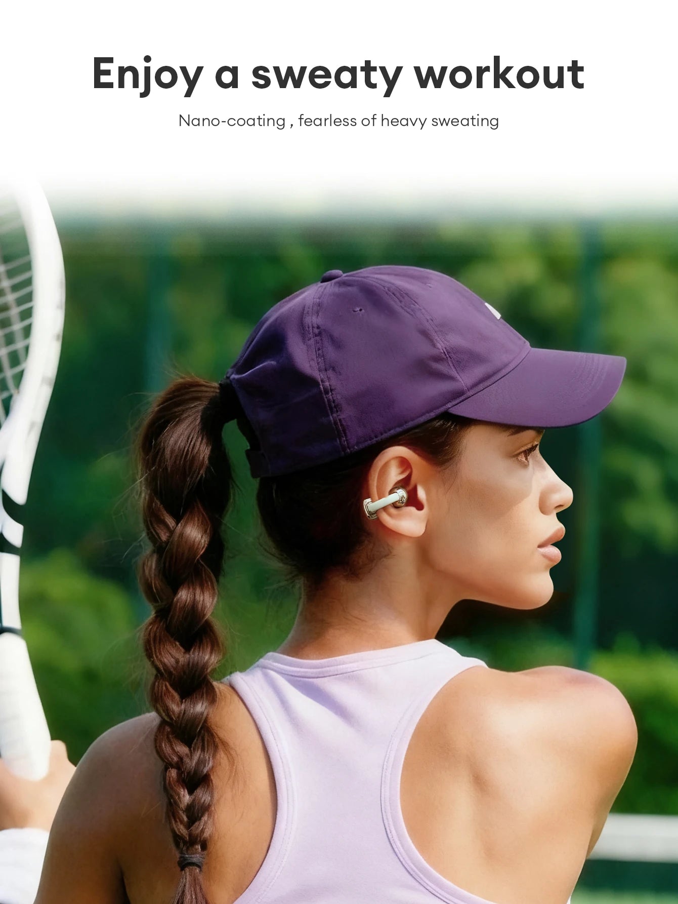 Lenovo Open Ear Wireless Earbuds Bluetooth 6.0 Comfort Clip On Gaming Sports Earphones LED Digital Power Display RS119 Pro