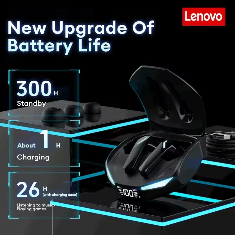 New Lenovo XT53 Bluetooth V5.4 Earphones Ultra Low Latency With Long Standby Headphones HD Call Dolby Stereo Sound Music Earbuds