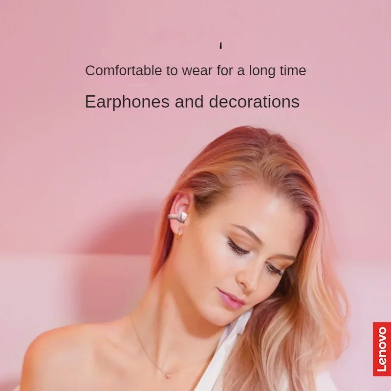Lenovo XT61 Bluetooth 5.3 Earphones With Noise Reduction Earbuds Sports Gaming Touch Control Earhooks Waterproof HeadsetS