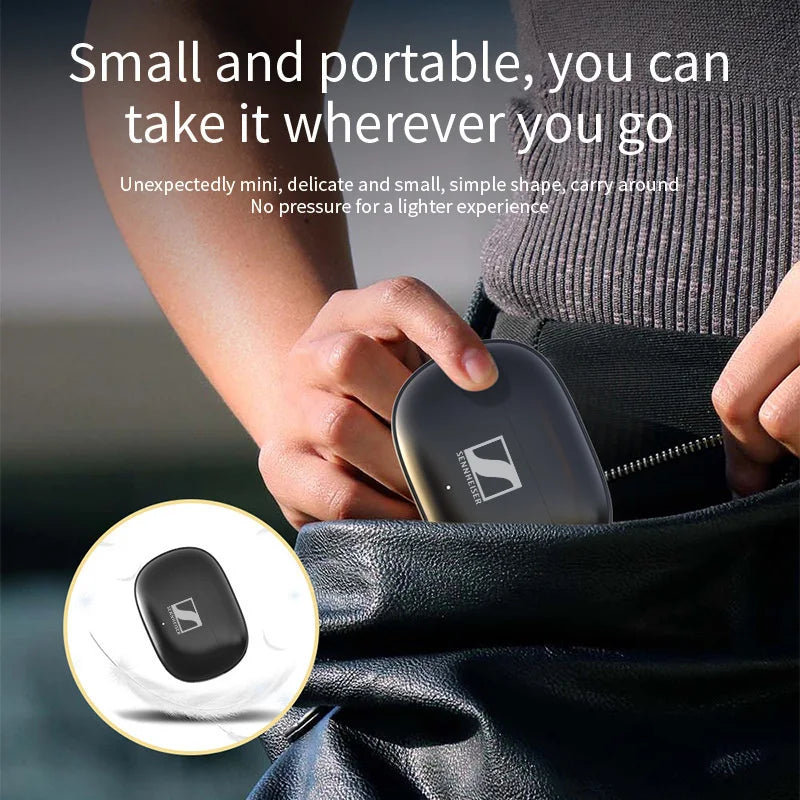 SENNHEISER Wireless Bluetooth Earphones TWS In-ear Earbuds Fitness Headphones Music Headset Motion Earphone Waterproof Earplugs