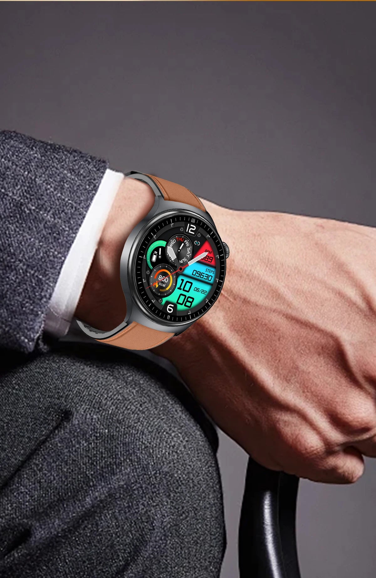 New Upgraded Heart Health Check Smart Watch Uric Acid Five Organ Examination Blood Pressure BT Call ECG smart watches Man 2026