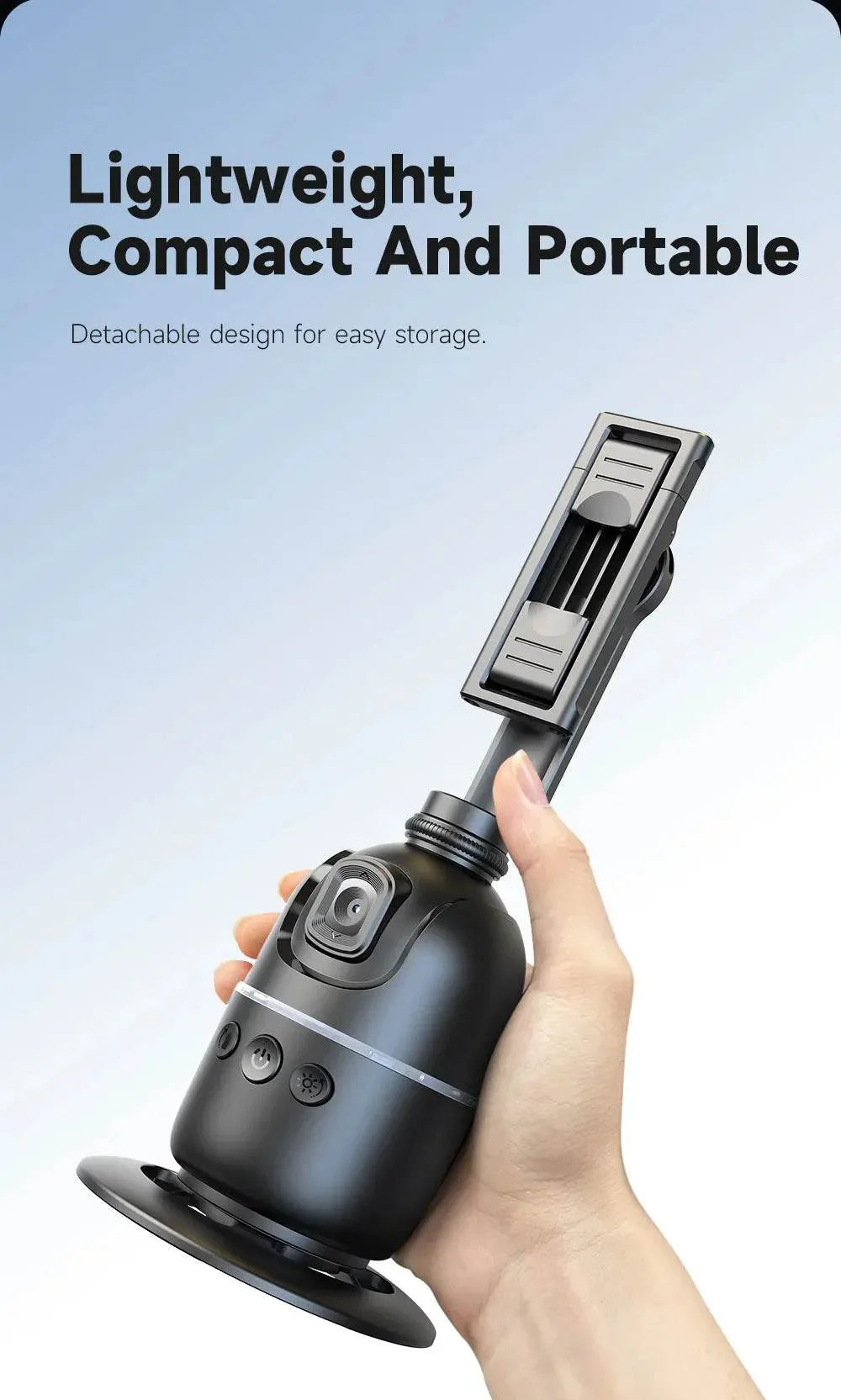Selfieshow P03 Gimbal Stabilizer with 360 Rotation Tracking