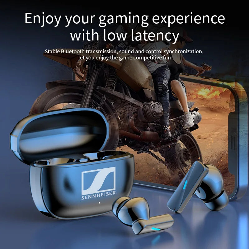 SENNHEISER Wireless Bluetooth Earphones TWS In-ear Earbuds Fitness Headphones Music Headset Motion Earphone Waterproof Earplugs