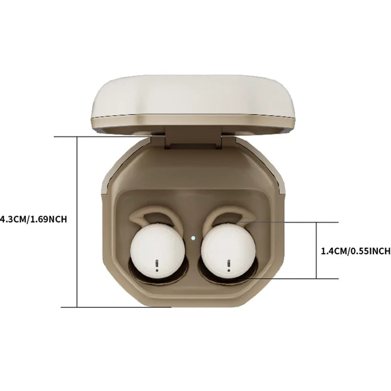 Bluetooth Earbuds,Wireless Sleep Ear Buds,Invisible Noise Cancelling Earphones,Bluetooth  Sleeping Headset for Small Ears Canal