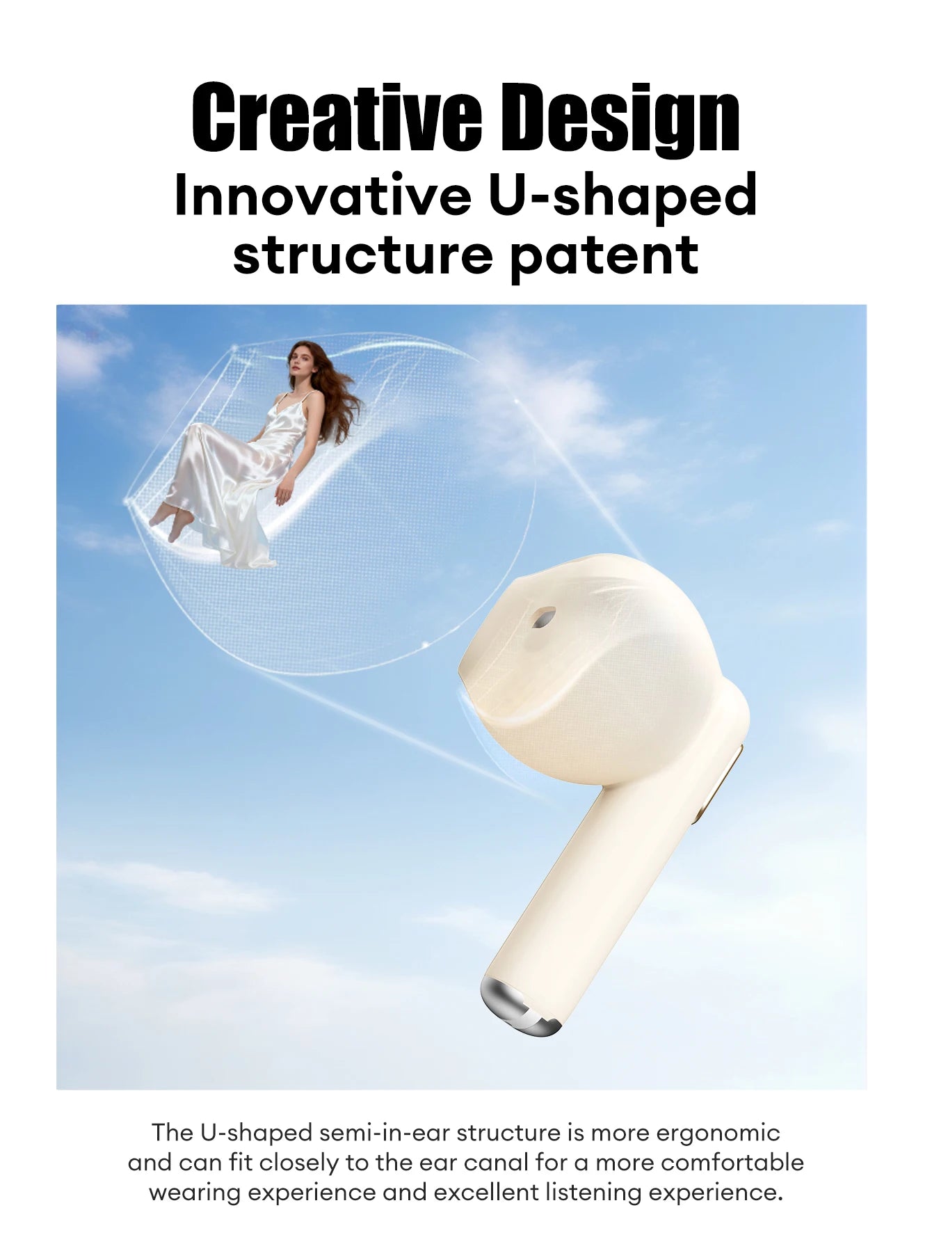 Lenovo Original Wireless Earphones Bluetooth 6.0 Long Battery Life Music Gaming Headphones HiFi Stereo Sound HD Call IP54 Earbud