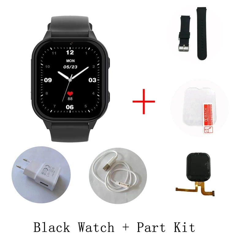 4G Smart Watch Kid SOS GPS WiFi Wristwatch Whatsapp KT19Pro MAX Android8.1 with Video Call Camera Monitor Children smartwatch