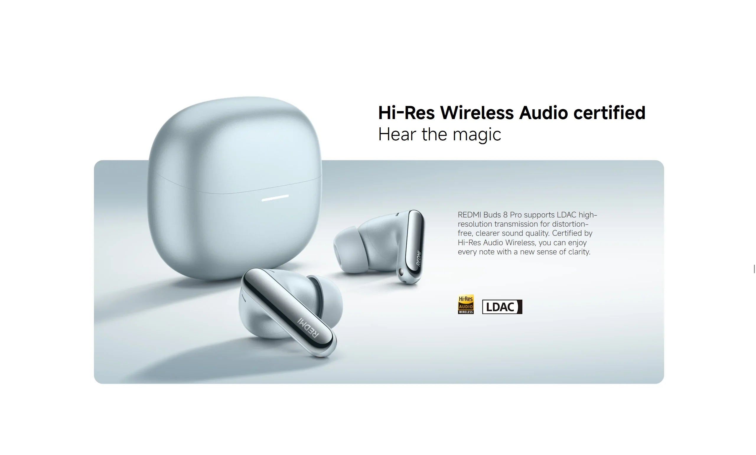 New Xiaomi Redmi Buds 8 Pro Global Version TWS Earphone 55dB Active Noise Cancellation 3 MIC AI Clear Call Dolby Audio Earbuds