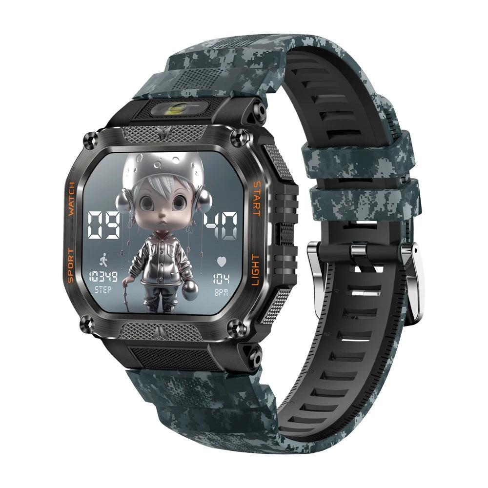2025 COLMI P85 Smart Watch Men Bluetooth Call Outdoor Rugged Smartwatch 3ATM IP68 Waterproof Flashlight Sports Fitness Watches