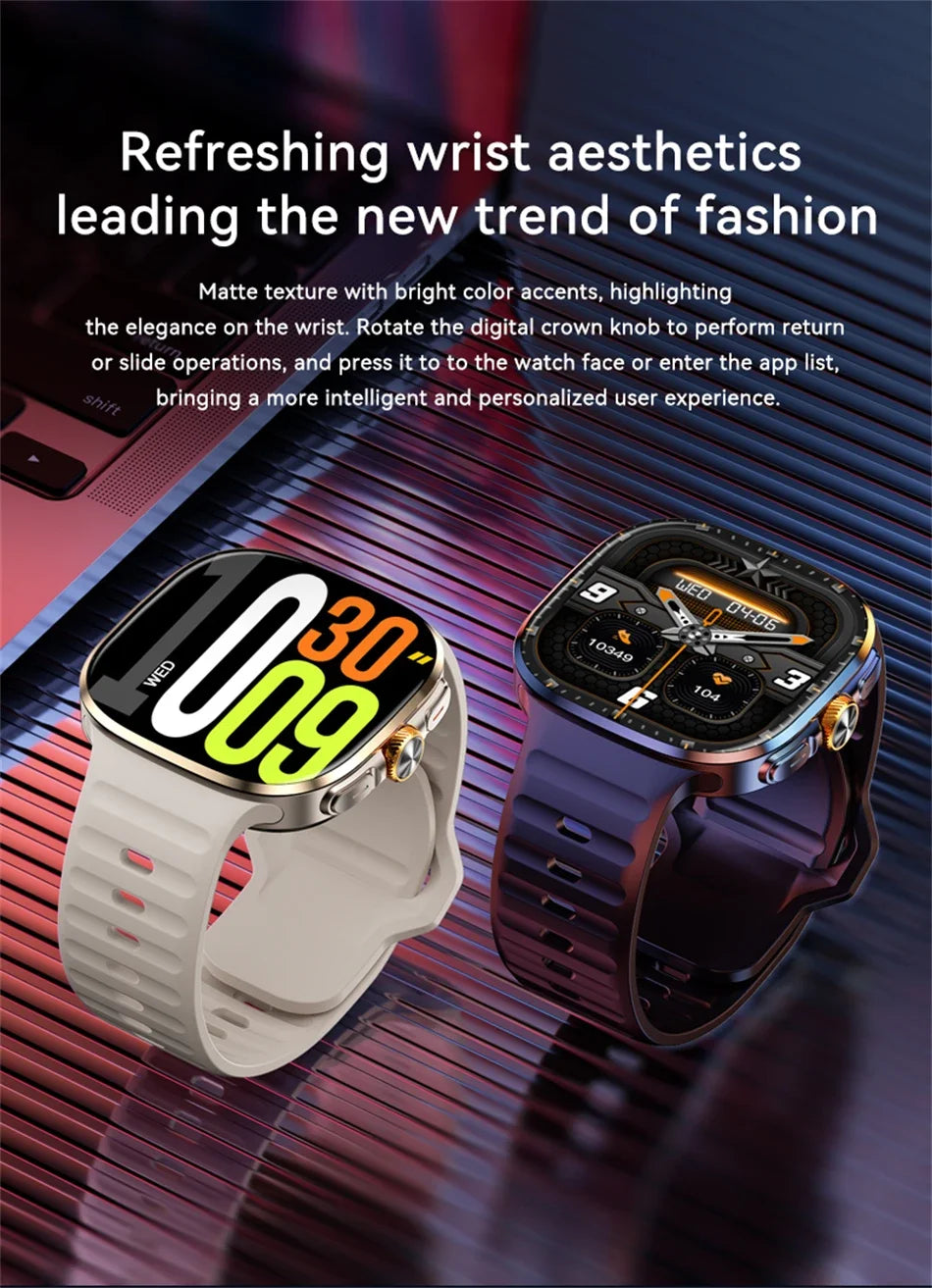 4G/5G Smartwatch 2.4 Inch HD AMOLED Screen 190° Rotary Camera GPS WiFi Android 10.0 Smart Watch with Heart Rate & Sleep Tracker