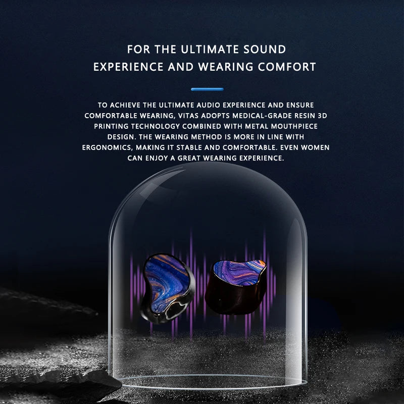 GEEKFLY VITAS 2BA+2PZT+Planar+DD HIFI TWS Bone Conduction Bluetooth Wireless Gaming Music Earbuds Earphone with Audio DAC AMP