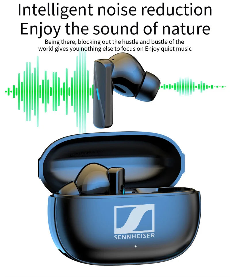 SENNHEISER Wireless Bluetooth Earphones TWS In-ear Earbuds Fitness Headphones Music Headset Motion Earphone Waterproof Earplugs