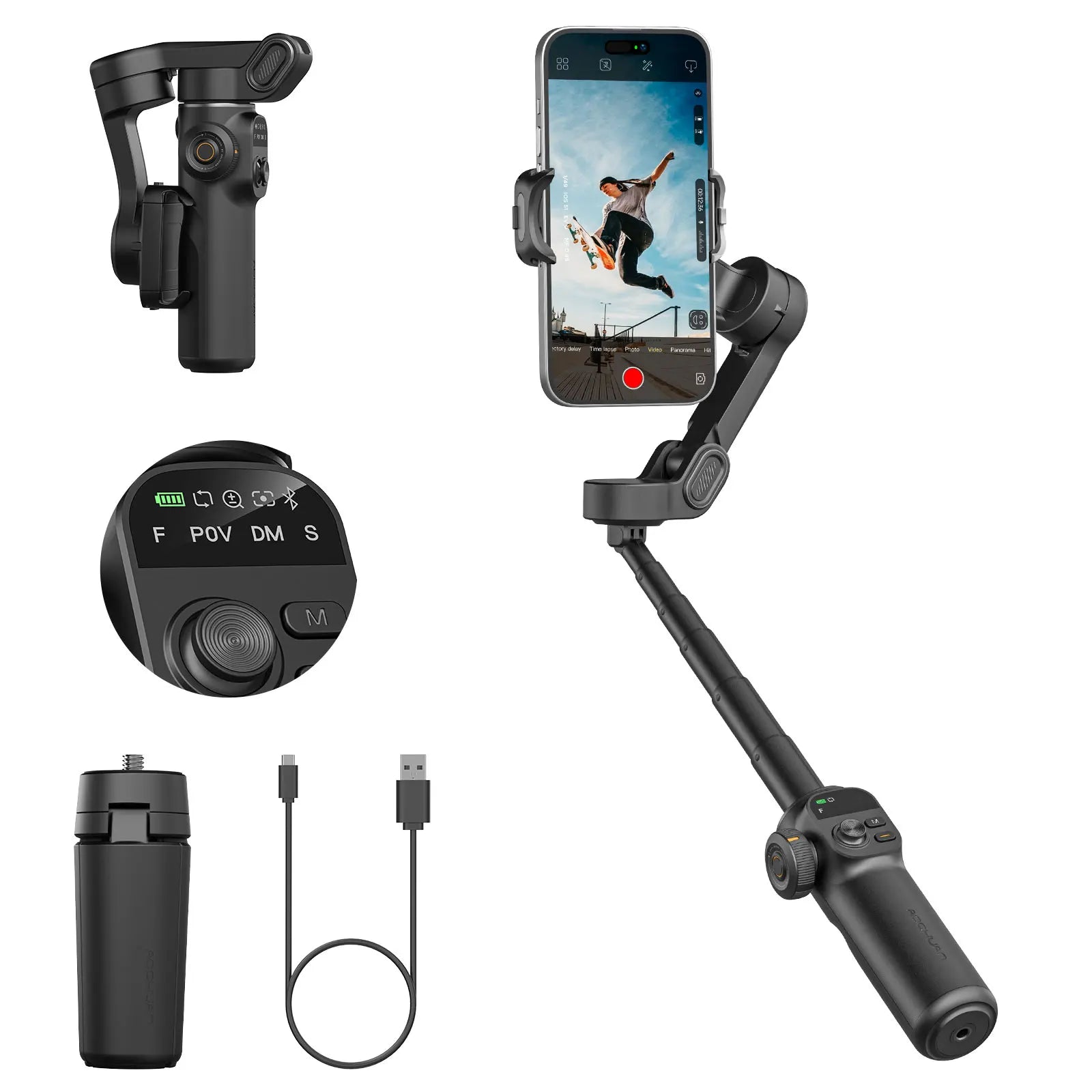 AOCHUAN Smart X2 3-Axis Handheld Smartphone Gimbal