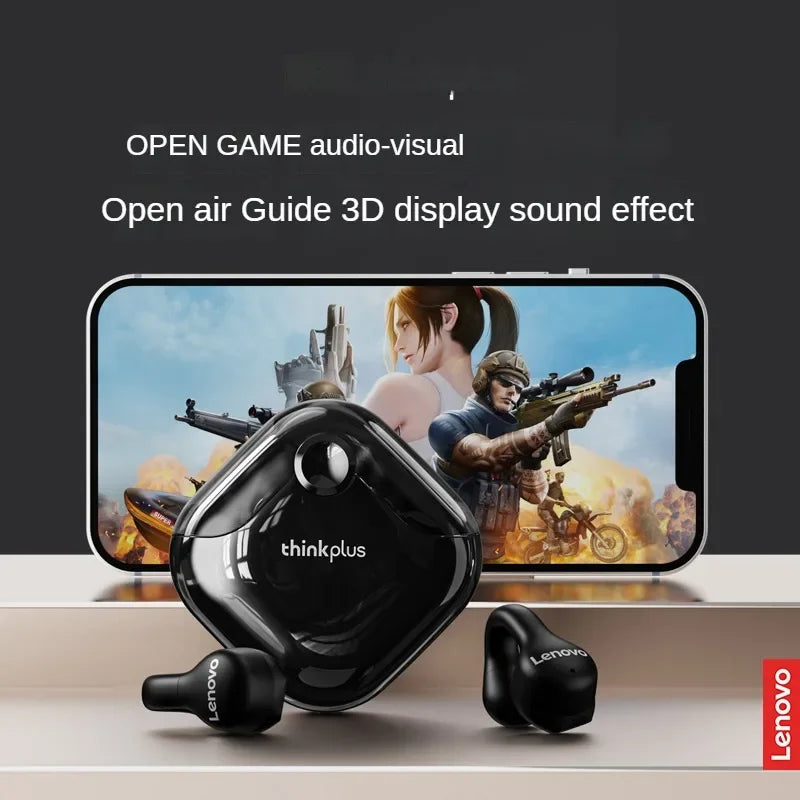 Lenovo XT61 Bluetooth 5.3 Earphones With Noise Reduction Earbuds Sports Gaming Touch Control Earhooks Waterproof HeadsetS