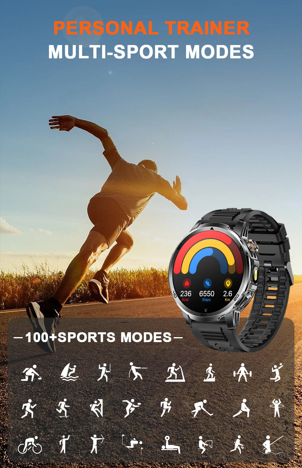 MEVADEN 1.85 inch Steel Smart Watch Men Bluetooth Call Smartwatch Sports Flashlight 1000mAh Health Monitor Watch for Male MD60