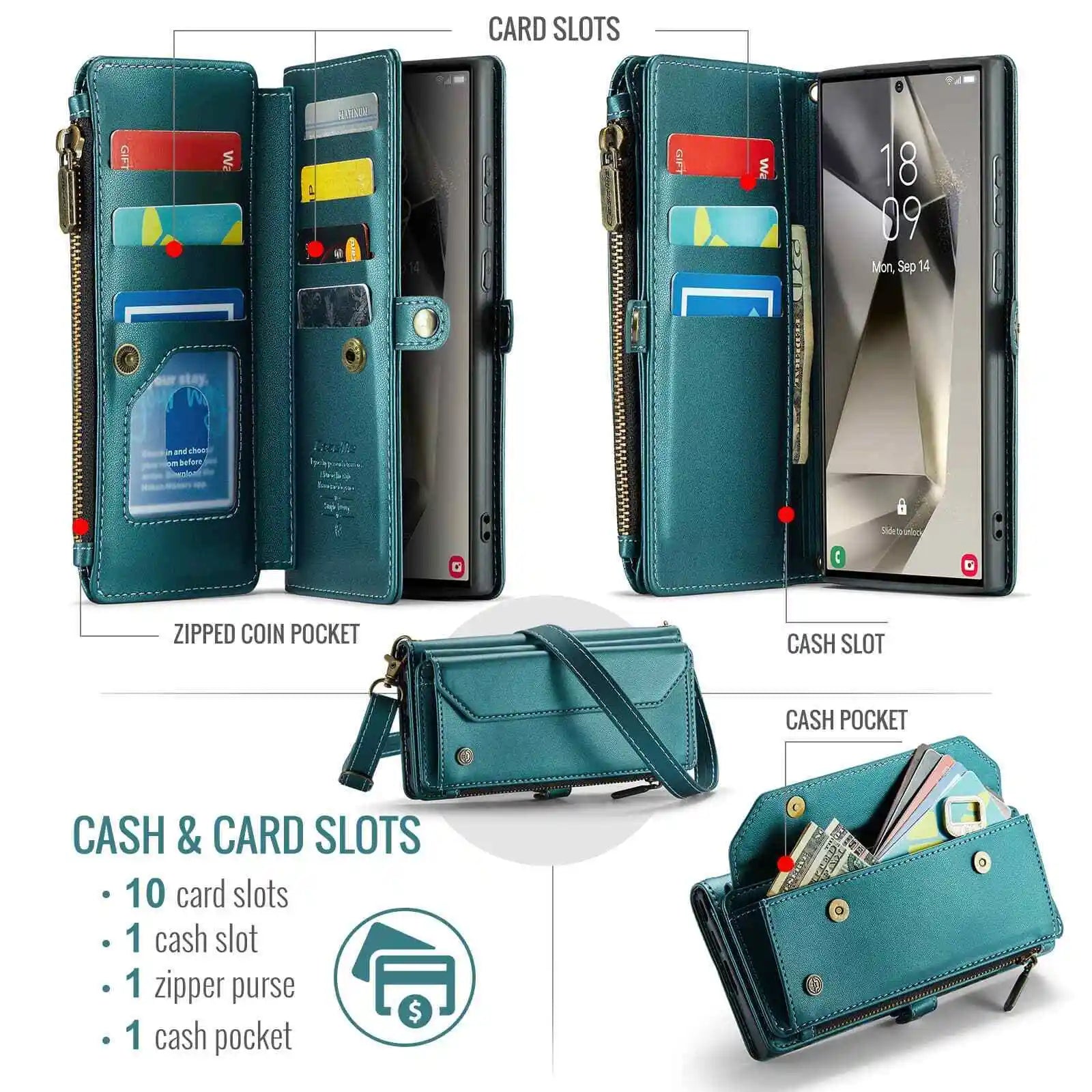 Crossbody case for Samsung Galaxy S24 S23 Ultra S22 S21 S20