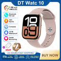 2025 New Original for Apple DT Watch 10 Smart Watch Men AMOLED 4GB Memory Music 3D Surround BT Call Waterproof smart watch Woman