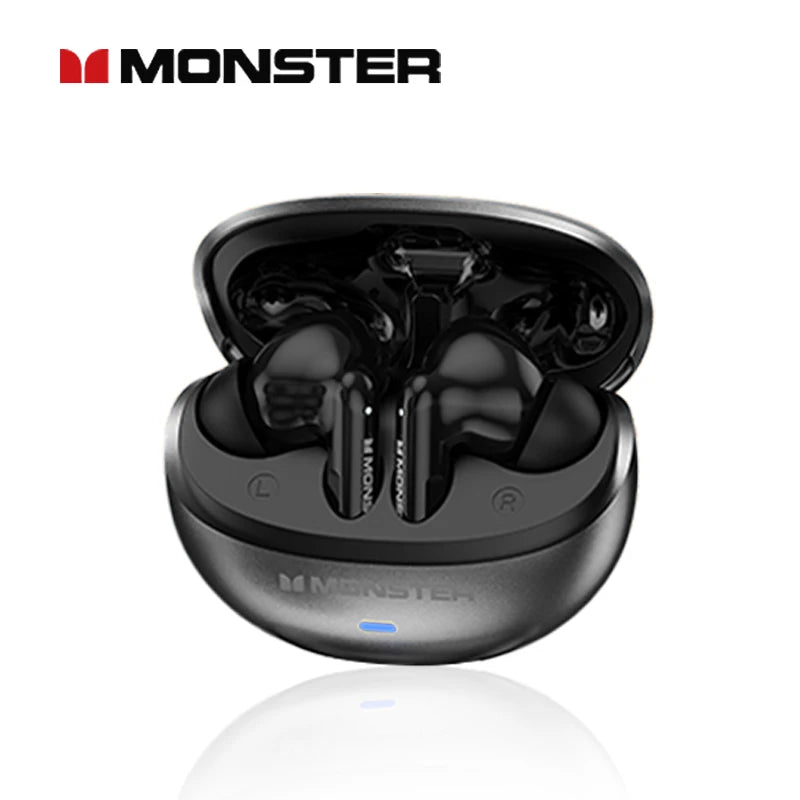 Monster MQT39 Gaming Earphone Ture Wireless Bluetooth 6.0 Headphones Low Latency Noise Reduction Earbuds Headset With Mic New