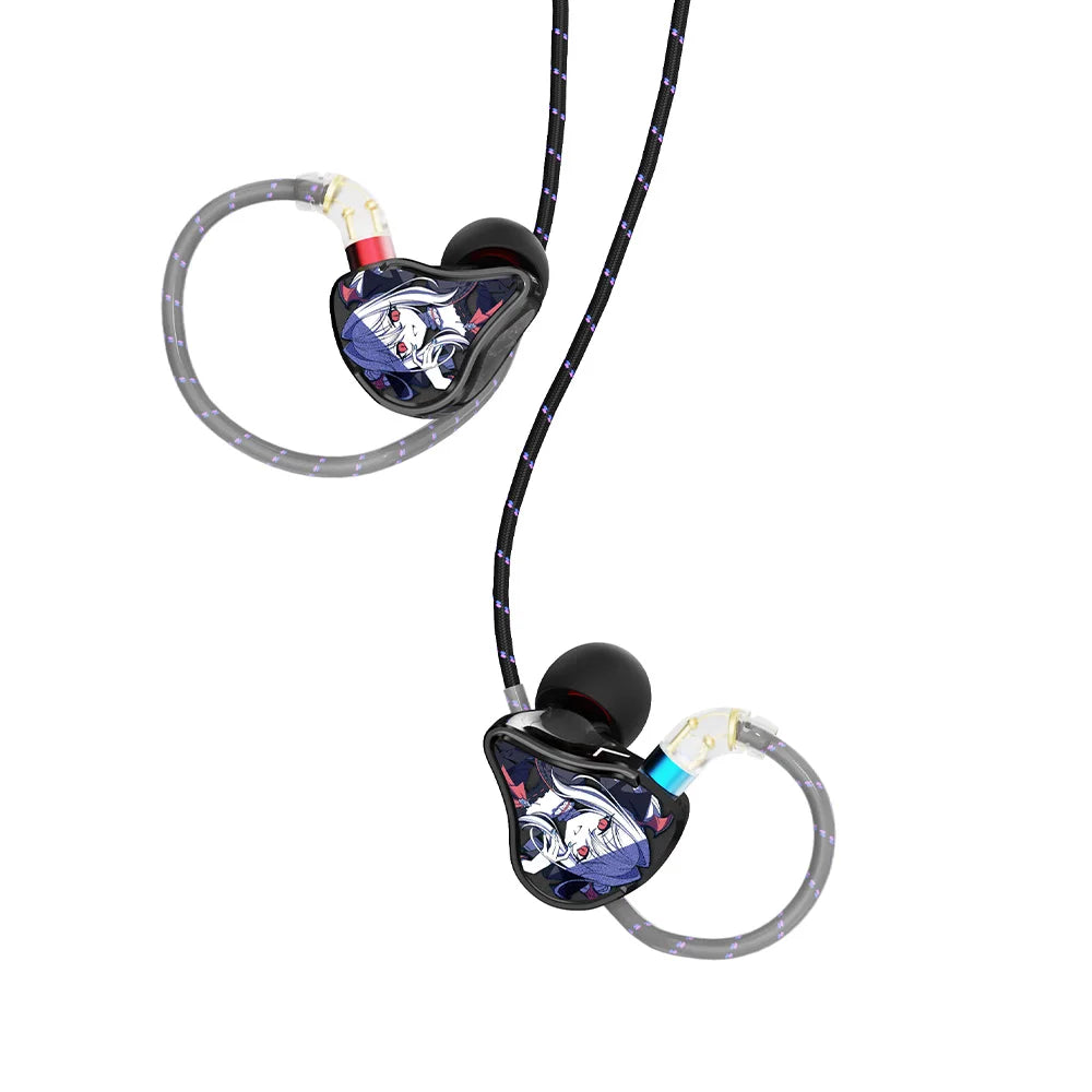 CVJ Vivian In Ear Earphones10mm Dual Magnetic Sound 3 Tuning Modes Music Movies Gaming Ergonomic Design Ideal for HiFi Upgrade