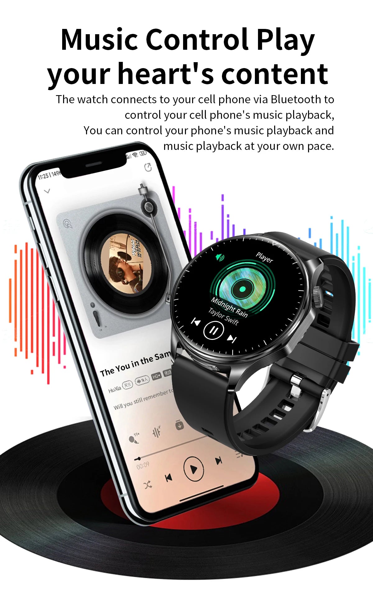 2026 new 2-In-1 TWS Headset Smart Watch 1.43" Women Men Sport Fitness motion Tracker Watches Earphone Music Smartwatch