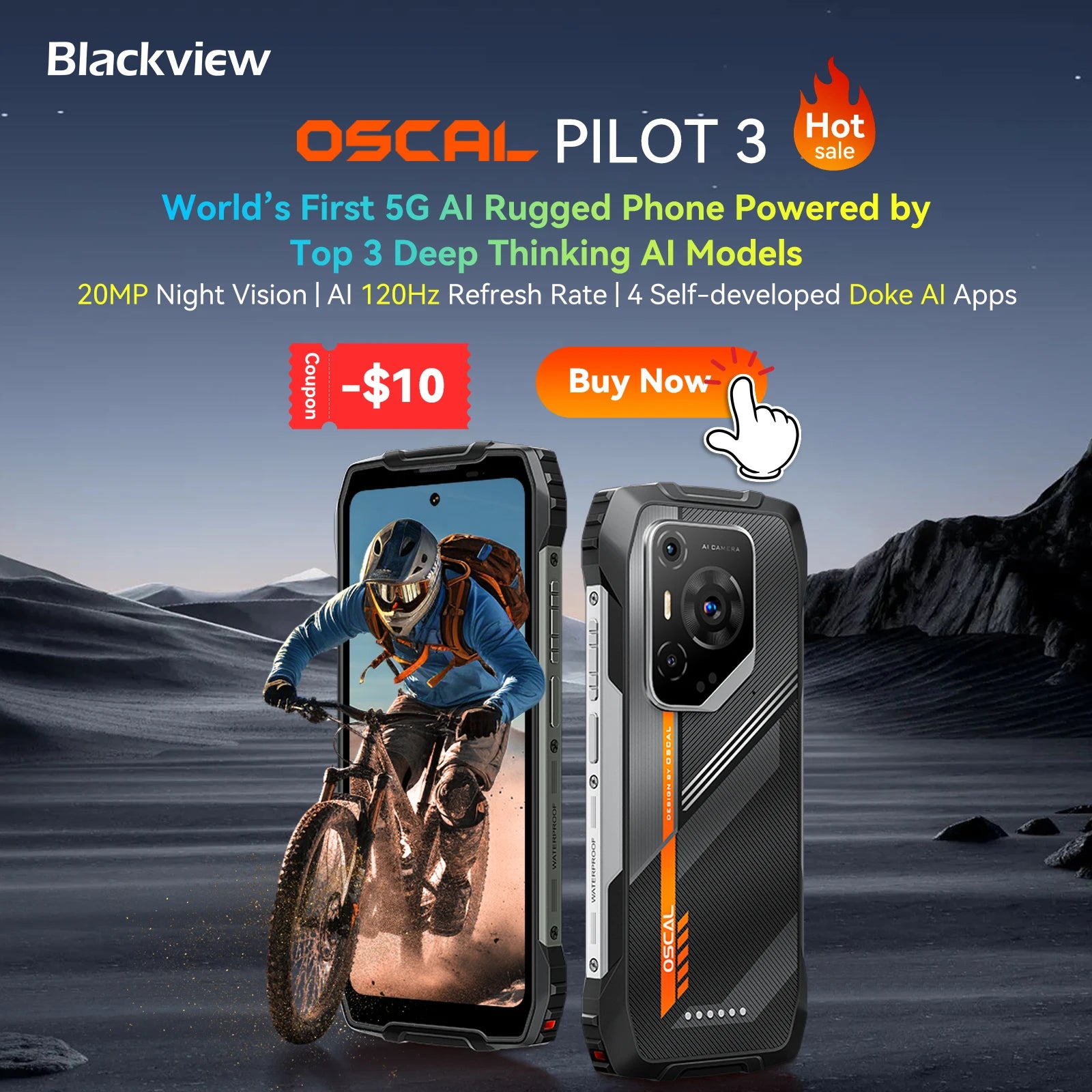 New Blackview W90 Pro GPS Smart Watch 1.43" HD AMOLED Display, 900mAh/ 20Days Standby Bluetooth Waterproof Sport Watch for Men