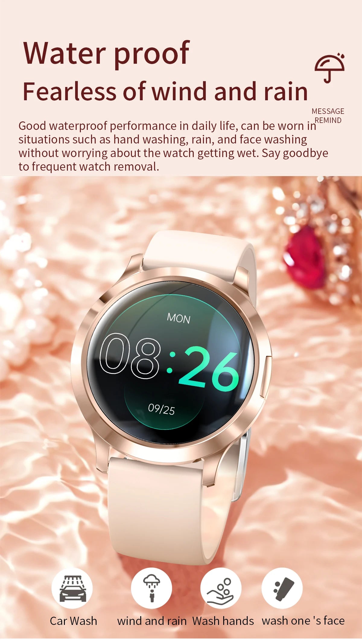 2025 New 1.32inch AMOLED Smart Watch Women GPS Trajectory Heart Rate Bluetooth Call Always Display Lady Smartwatches Men For IOS